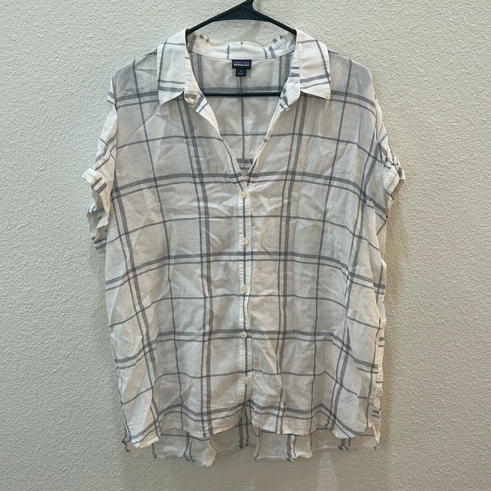 Patagonia Women's Lightweight Short Sleeve Shirt Size Large